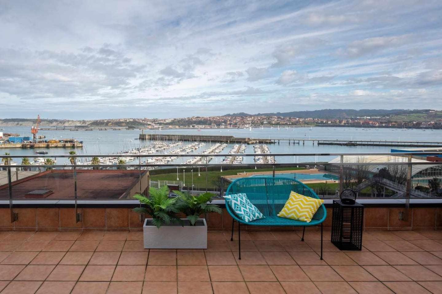 Апартаменти Atico Lujo Costa Vasca Bilbaoterraza Mar Jacuzi Santurtzi Екстер'єр фото